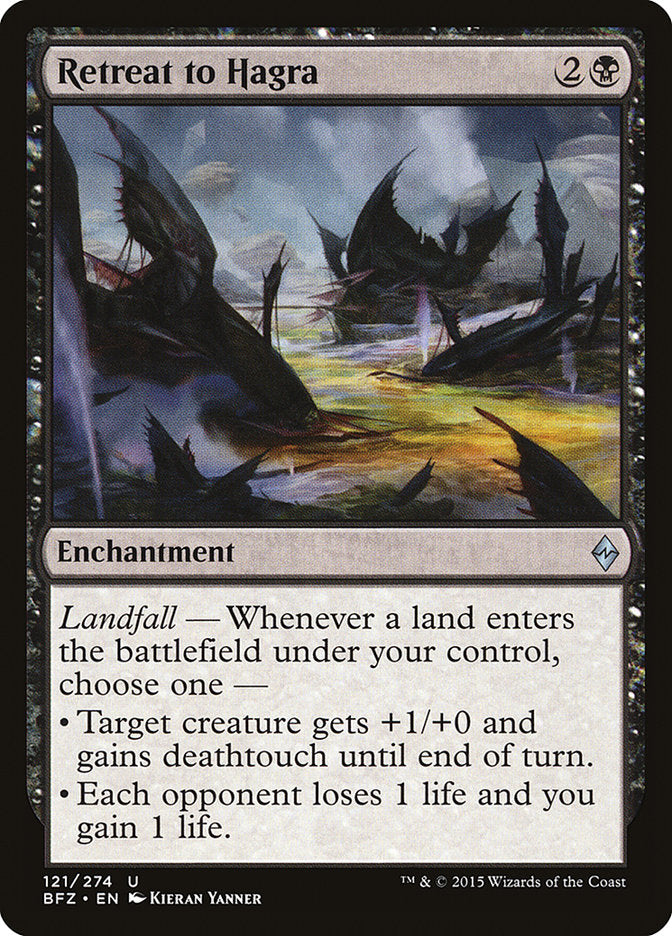 Retreat to Hagra [Battle for Zendikar] 