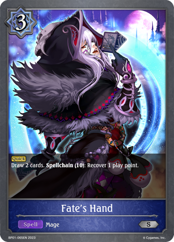 Fate's Hand (BP01-065EN) [Advent of Genesis] 