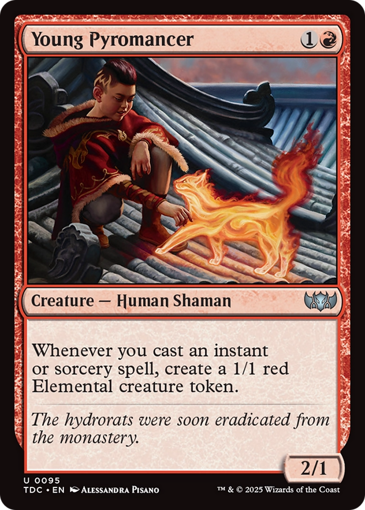 Young Pyromancer [Tarkir: Dragonstorm Commander] 