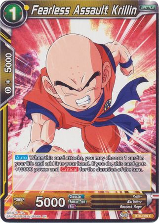 Fearless Assault Krillin (Reprint) (BT6-089) [Battle Evolution Booster] 