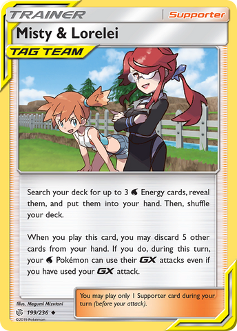 Misty &amp; Lorelei (199/236) [Sun &amp; Moon: Cosmic Eclipse] 