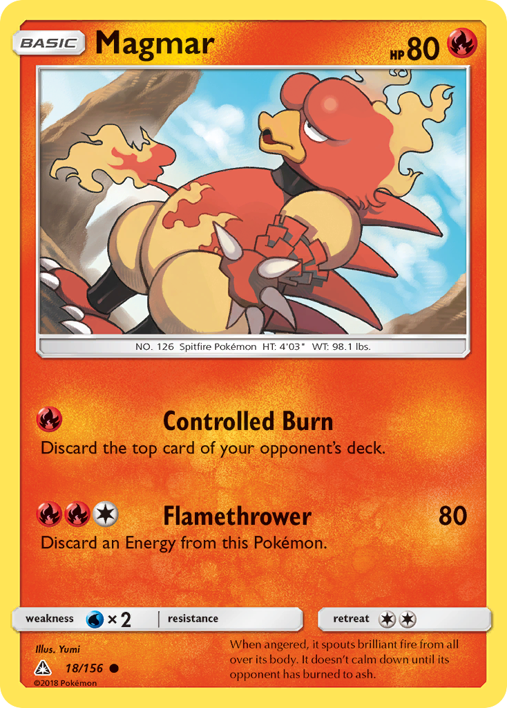 Magmar (18/156) [Sun &amp; Moon: Ultra Prism] 