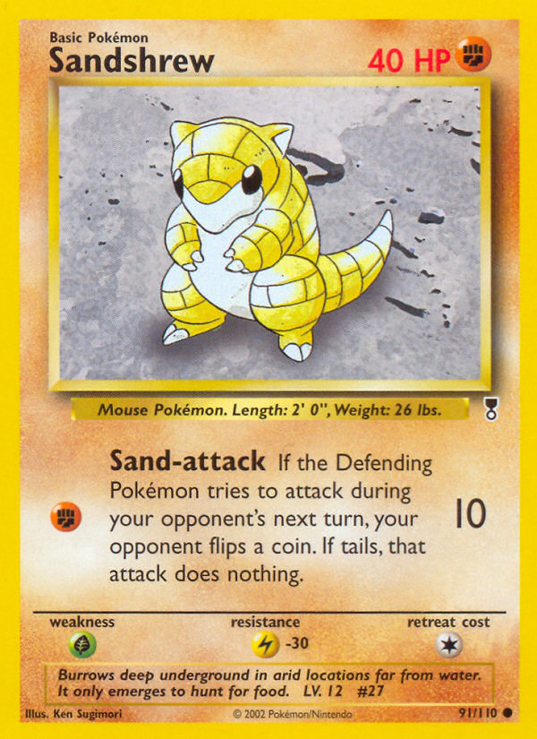 Sandshrew (91/110) [Legendary Collection] 