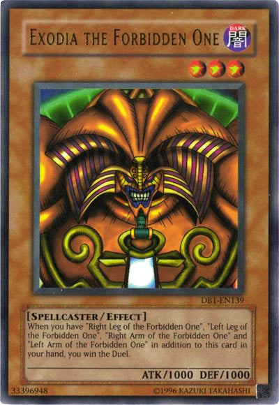 Exodia the Forbidden One [DB1-EN139] Ultra Rare 