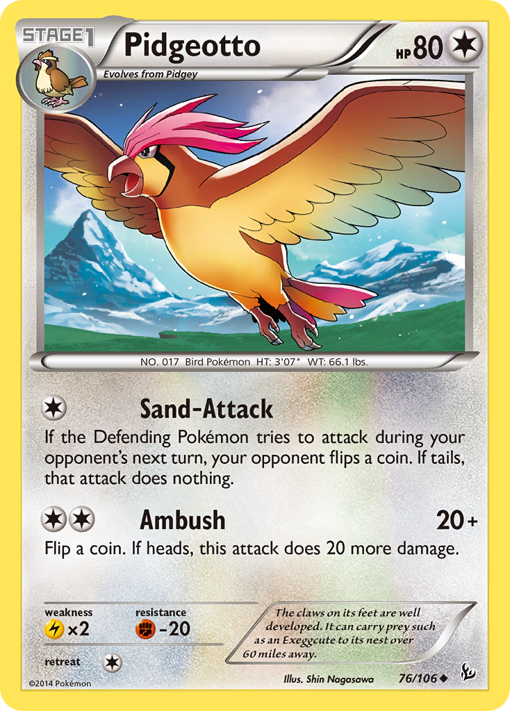 Pidgeotto (76/106) [XY: Flashfire] 