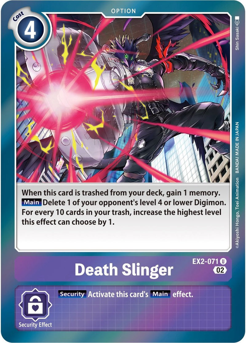 Death Slinger [EX2-071] (Alternate Art) [Starter Deck: Beelzemon Advanced Deck Set] 