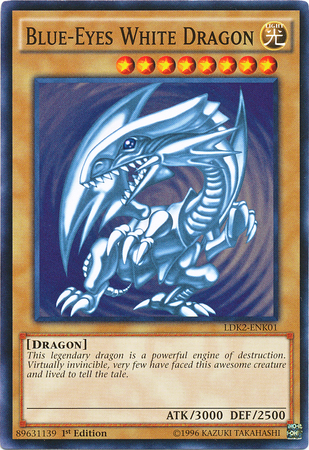 Blue-Eyes White Dragon (Version 2) [LDK2-ENK01] Common 