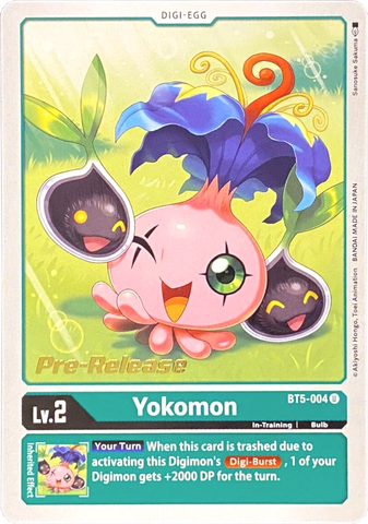Yokomon [BT5-004] [Battle of Omni Pre-Release Promos] 
