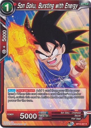 Son Goku, Bursting with Energy (BT10-007) [Rise of the Unison Warrior 2nd Edition] 