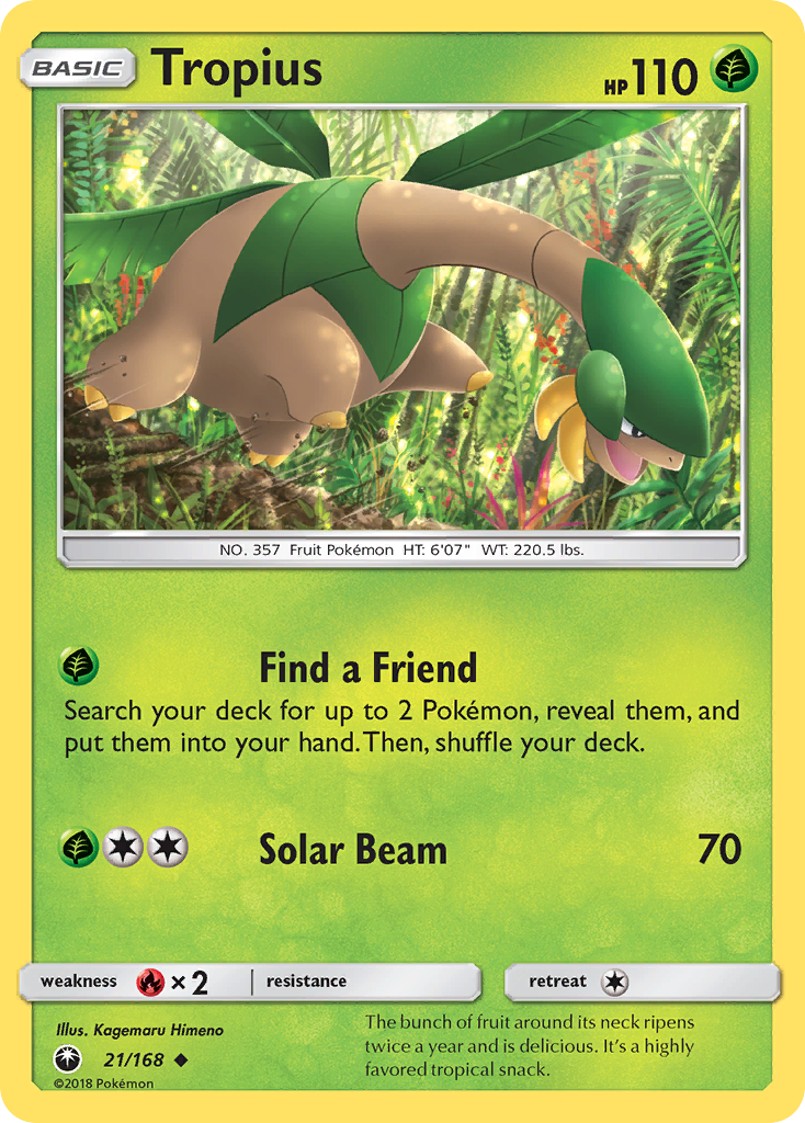 Tropius (21/168) [Sun &amp; Moon: Celestial Storm] 