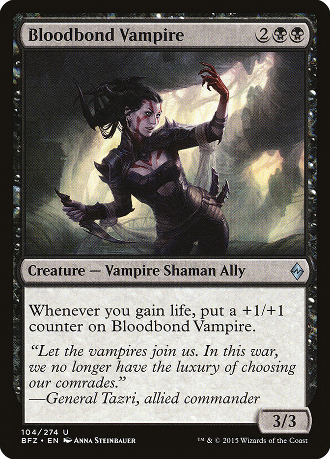 Bloodbond Vampire [Battle for Zendikar] 