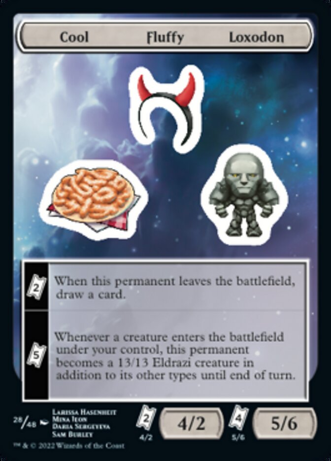 Cool Fluffy Loxodon [Unfinity Stickers] 