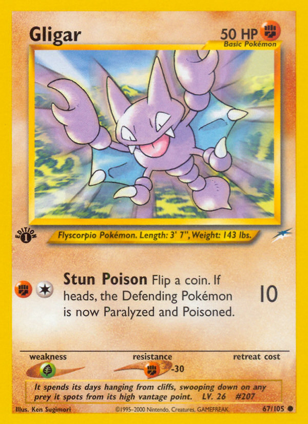 Gligar (67/105) [Neo Destiny 1st Edition] 