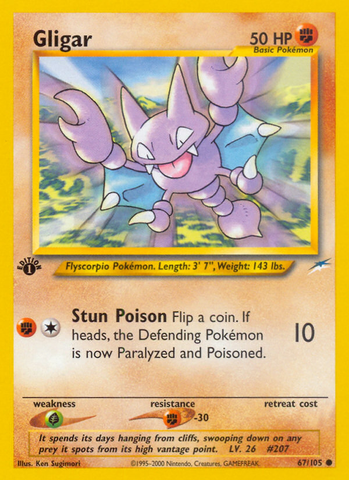 Gligar (67/105) [Neo Destiny 1st Edition] 