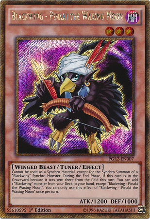 Blackwing - Pinaki the Waxing Moon [PGL2-EN007] Gold Secret Rare 