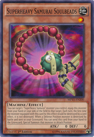 Superheavy Samurai Soulbeads [MP15-EN200] Common 