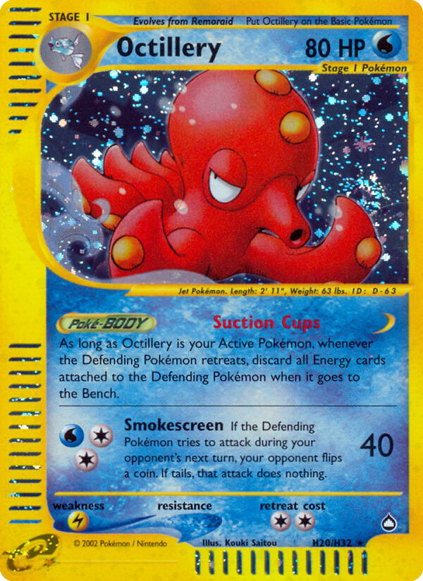 Octillery (H20/H32) [Aquapolis] 