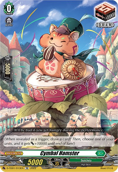 Cymbal Hamster (D-TD01/013EN) [D-TD01: Urara Haneyama -Bandmaster of Blossoming Bonds-] 