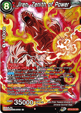 Jiren, Zenith of Power (BT14-014) [Cross Spirits] 