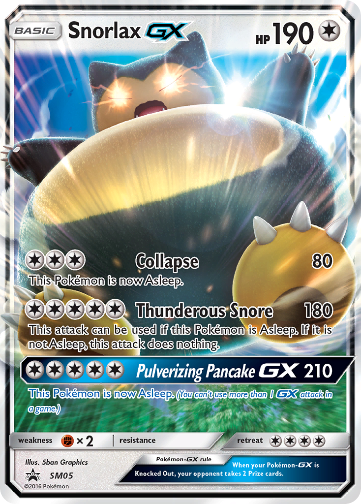 Snorlax GX (SM05) [Sun &amp; Moon: Black Star Promos] 