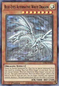 Blue-Eyes Alternative White Dragon (Green) [LDS2-EN008] Ultra Rare 