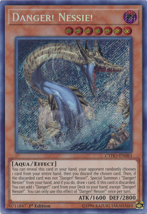 Hazard! Nessie! [CYHO-EN083] Secret Rare 