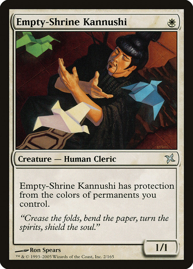 Empty-Shrine Kannushi [Betrayers of Kamigawa] 