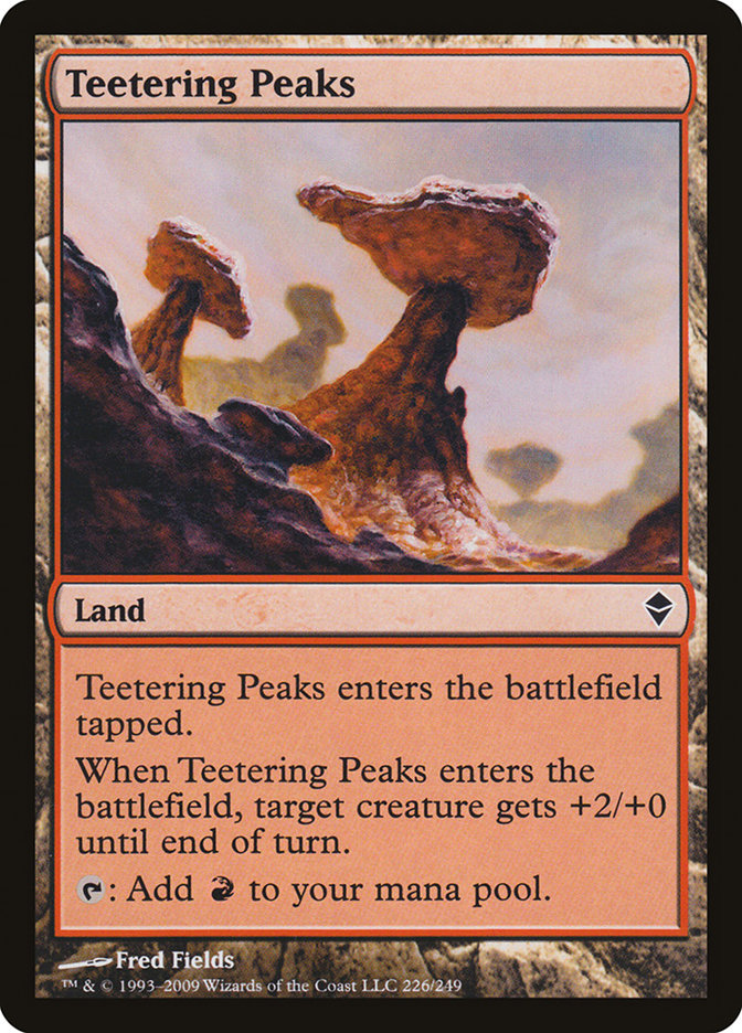 Teetering Peaks [Zendikar] 