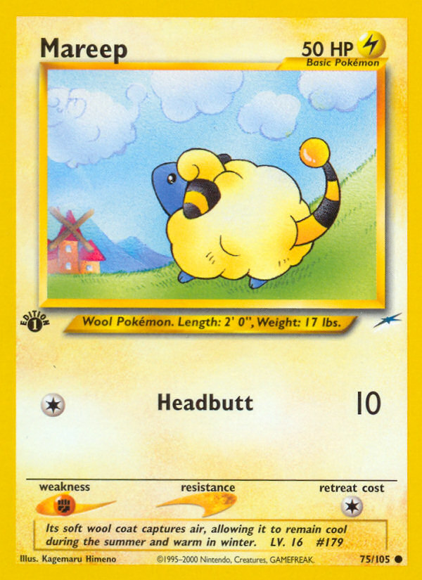 Mareep (75/105) [Neo Destiny 1st Edition] 