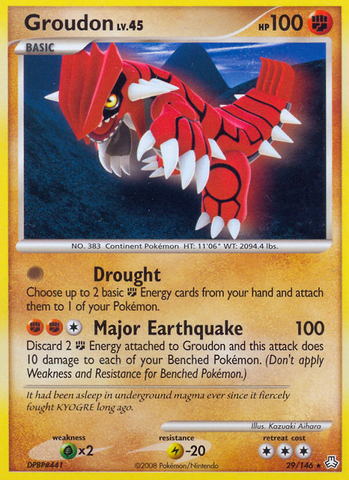 Groudon (29/146) [Diamond &amp; Pearl: Legends Awakened] 