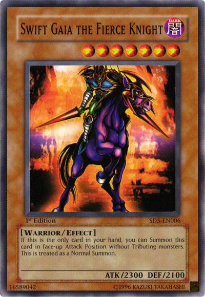 Swift Gaia the Fierce Knight [SD5-EN006] Common 