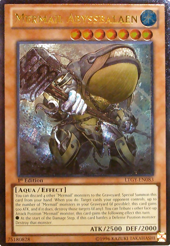 Mermail Abyssbalaen [LTGY-EN083] Ultimate Rare 