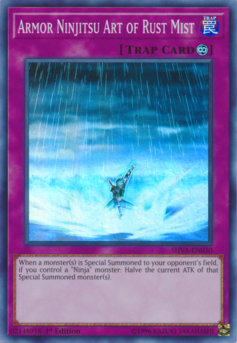 Armor Ninjitsu Art of Rust Mist [SHVA-EN030] Super Rare 