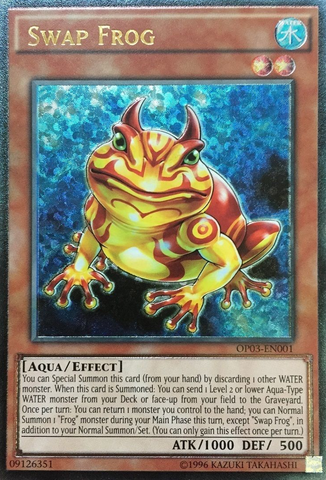 Swap Frog [OP03-EN001] Ultimate Rare 