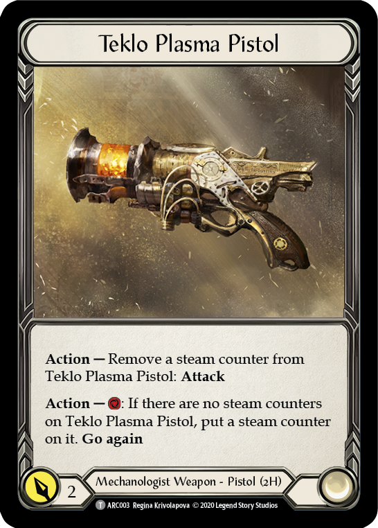 Kano // Teklo Plasma Pistol [U-ARC114 // U-ARC003] (Arcane Rising Unlimited) Unlimited Normal 