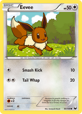 Eevee (84/108) [Black &amp; White: Dark Explorers] 