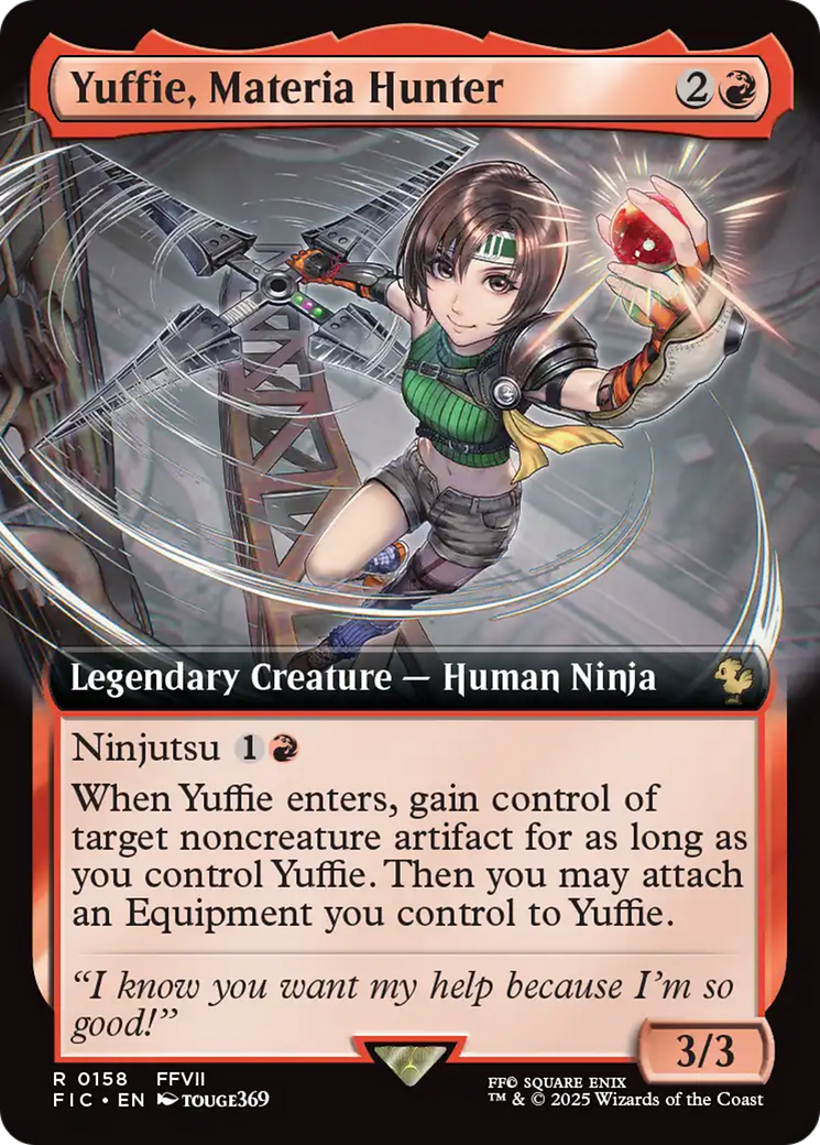 Yuffie, Materia Hunter (Extended Art) [FINAL FANTASY Commander] 