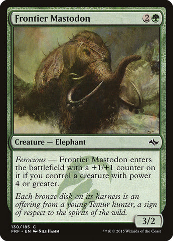 Frontier Mastodon [Fate Reforged] 