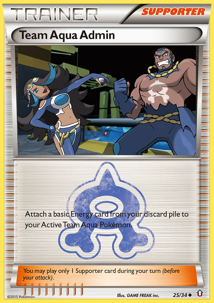 Team Aqua Admin (25/34) [XY: Double Crisis] 