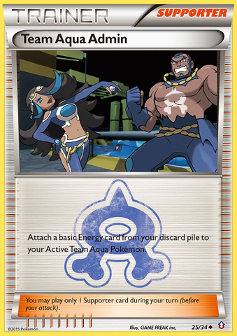 Team Aqua Admin (25/34) [XY: Double Crisis] 