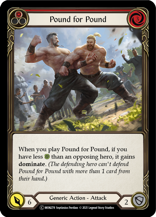 Pound for Pound (Red) [U-MON278] (Monarch Unlimited) Unlimited Normal 