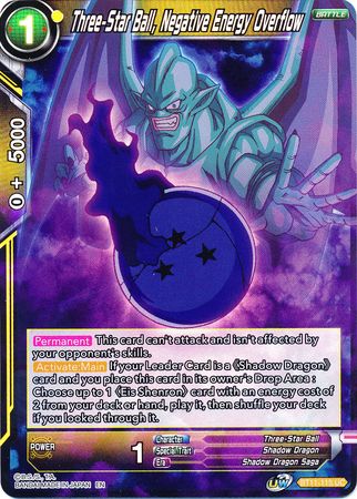 Three-Star Ball, Negative Energy Overflow (BT11-115) [Vermilion Bloodline 2nd Edition] 