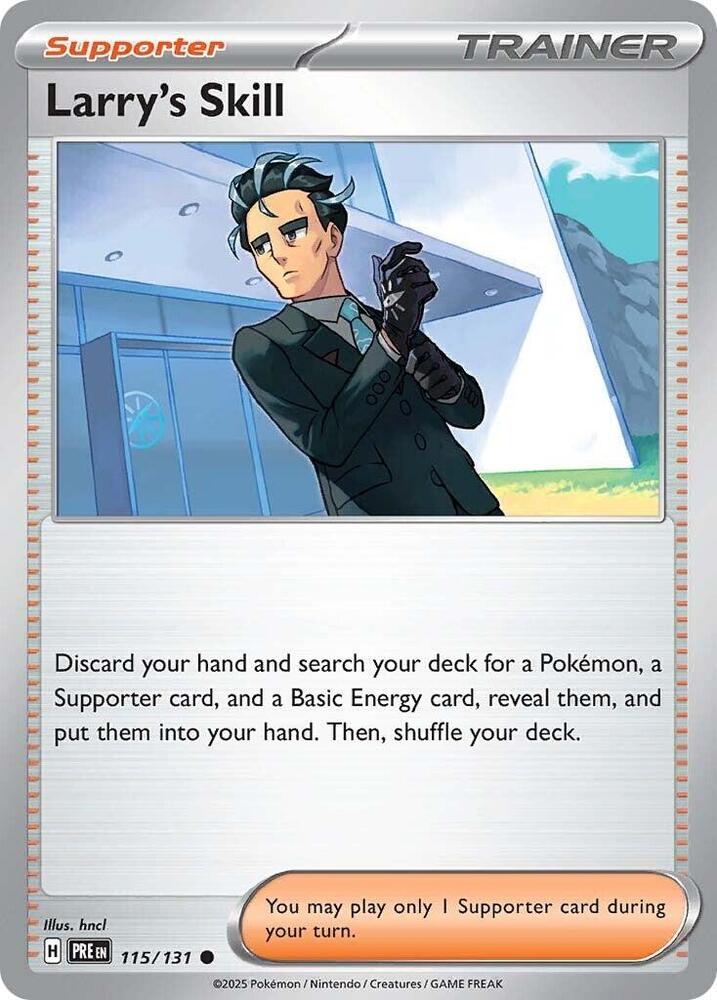 Larry's Skill (115/131) [Scarlet &amp; Violet: Prismatic Evolutions] 