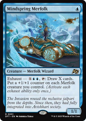 Mindspring Merfolk [Aetherdrift] 