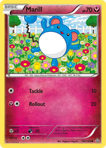 Marill (102/160) [XY: Primal Clash] 