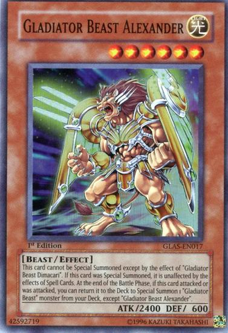 Gladiator Beast Alexander [GLAS-EN017] Super Rare 