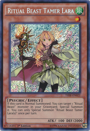Ritual Beast Tamer Lara [THSF-EN022] Secret Rare 