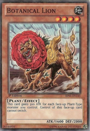 Botanical Lion [BP01-EN145] Starfoil Rare 