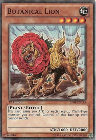 Botanical Lion [BP01-EN145] Starfoil Rare 