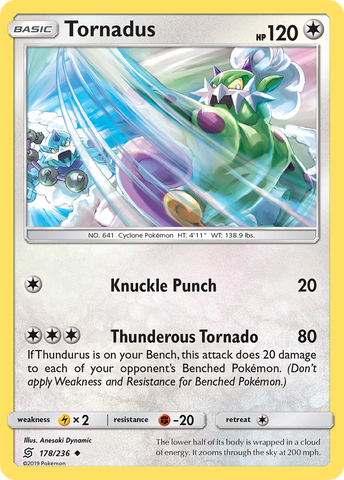 Tornadus (178/236) [Sun &amp; Moon: Unified Minds] 